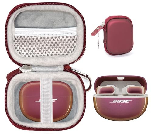CaseSack Schutzhülle für Bose Ultra Open Bluetooth Ohrhörer (Wein)