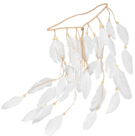 DECOMELODY Pluma para Mujer para Bodas y Fiestas Accesorio de Sofisticado para Novias y Celebraciones