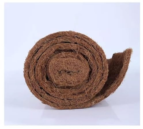 Kokosmatte Kokosfasermatte 30x300cm Aus Naturfaser, Unkrautvlies Für Hochbeete, Gartenbeete, Pflanzgefäße, Hängekörbe, Mulchvlies, Biologisch Abbaubar, Bodendecker Und Erosionsschutz(12x20 inch(30x50c