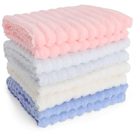 4PCS Couvertures pour Animaux Polaire Corail, Couverture Chien Chat Lavable