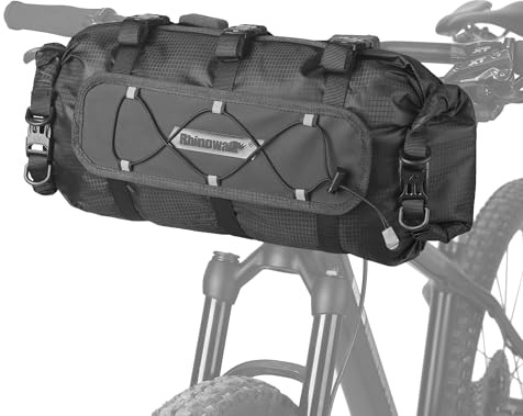 abamita Fahrrad Lenkertasche Wasserdicht 12L Fronttasche Lenkerrolle Bikepacking Fahrradtasche für Lenker mit Schultergurt für MTB Rennrad Gravel Bike Radfahren zur Arbeit und Outdoor
