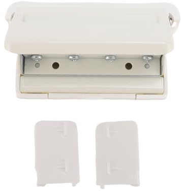 Pilz-Lochstanzer, 4-Loch-Stanzer, Hand-DIY-Papierstanzer für Scheibenring-Planer, Bastelmaschine, Büros, Schulbedarf (White)