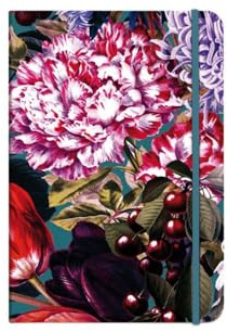 CEDON Notizbuch DIN A6 mit Farbschnitt, Blumenbouquet