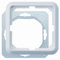 Elso 224144 Rahmen 1fach Fashion IP44 reinweiss Abdeckrahmen