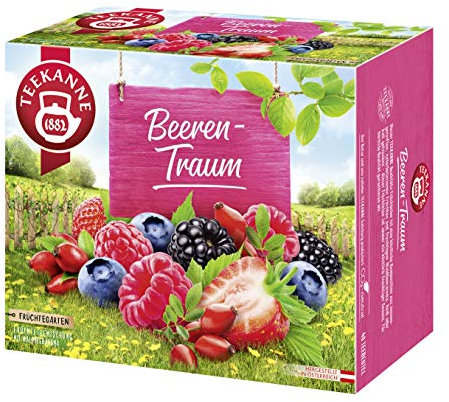 Teekanne Fr?chtegarten Beerentraum 40 Beutel, 6er Pack (6 x 110 g)