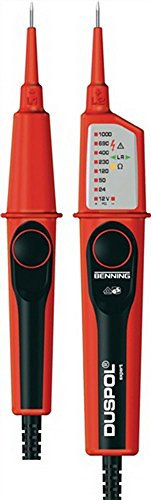 BENNING Spannungsprüfer 12-1000 V AC/DC 2-polig mit Drehfeldprüfung
