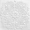 À LA MAISON CEILINGS R14 Victorian Foam Glue-up Ceiling Tile (21.6 sq. ft./Case), Plain White, Pack of 8