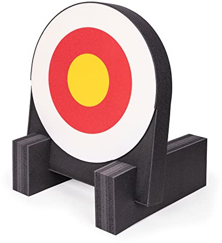 Zielscheibe - Robust, Tragbar, mit Ständer, 48x55x7,5 cm, Ideal für Bögen bis 30 lbs