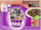 Whiskas Katzenfutter Junior – Klassische Auswahl in Sauce – Ausgewogenes Feuchtfutter für heranwachsende Katzen – 48 Beutel à 100g