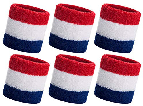 HANERDUN Schweißband Handgelenk schweissband Herren Damen Absorbierende Schweißbänder Arm für Sport Laufen Fahrrad Joggen Fußball Tennis