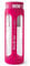 WOW TEA Doppelwandige Glas-Teeflasche mit Infuser 550ml - Premium Borosilikatglas Thermoflasche mit Teesieb - Rosa