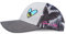 Grace Folly Strand-Trucker-Hüte für Damen, Snapback-Baseballkappe für den Sommer, Herz mit Blumendruck, Einheitsgröße