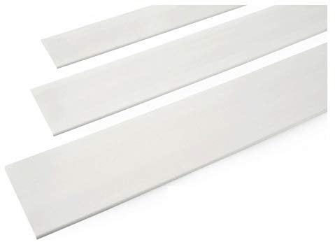 236.22inch 6M Flat BAR Trim Door Window Architrave White PVC Cover Strip TMW Profiles (80mm)