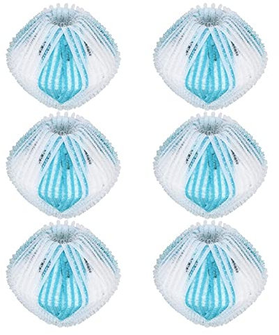 Kudoo Pet Hair Remover for Laundry - Lint Remover Washing Balls - Reusable Dryer Washing Balls for Pet Hair Catcher - Washing Machine Lint Catcher - Pack of 6