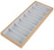 NC 7 Gitter Samt Brillen Vitrine, Sonnenbrillen Organizer Box, Brillen Brillen Aufbewahrungsbox, Brillenhalter Behälter, Sonnenbrillen Aufbewahrungsregal, Grau