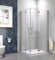 Acezanble 110x80cm Eckeinstieg Duschkabine Dusche Duschwand Duschabtrennung Falttür H185cm