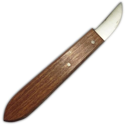 CSB-Center Ausputzer - Korbmacherwerkzeug, Messer mit 4cm Klinge im Hartholzheft