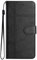 Wallet Phone Case Compatible for iPhone 6 Plus 7 Plus 8 Plus || Business Leather Cover || TPU Inner with Stand Function & Card Slots || Wrist Strap Flip Case -Black