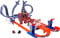 Hot Wheels Telaraña de Spider-Man de RacerVerse, Pista para Coche de Juguetes, con Dos Pilotos, +4 años (Mattel HPL34)