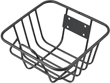 Amagogo Panier de vélo Avant, Paniers vélo en Fer Amovible, Panier à légumes Avant arrière vélo avec des Accessoires de vis à Outils, Porte-Bagages pour VTT Voyage, 24.5cmx22.5cm