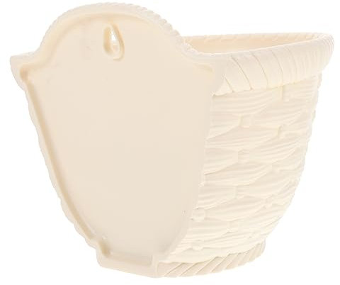Toddmomy Pot De Fleurs Mural pour Jardin Jardinière Dextérieur Support Mural pour Plantes Panier en Rotin Décoration Murale pour La Maison