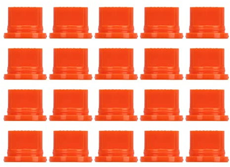 Plastic Flat Fan Spray Tip, Lightweight High Pressure Fan Shaped Sprayer Nozzle for Plant Protection Drone (Orange)