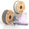 Offizielles Creality Hyper PLA Filament 1,75 mm, 3D Drucker Filament PLA Hochgeschwindigkeits PLA 30–600 mm/s, Maßgenauigkeit +/-0,02 mm, passend für FDM 3D Drucker, 2kg (1kg*2) Weiß + Grau