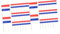 2 Sätze Flagge Zahnstocher Früchte Flaggen Fruchtbar Alles Zum Geburtstag Kuchen Topper Cocktail Flagge Pick Mini Niederlande Flagge Stick Welt Party Obst Picks 100 Stück * 2 MAGICLULU