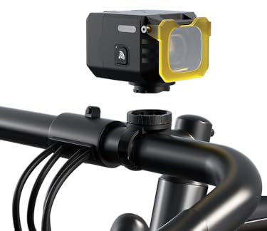 Monkey Home Q04 1600Lux Superhelle LED Fahrradscheinwerfer, 3600 mAh Mobile Leistung, Aluminiumlegierung, Fernbedienung, IPX6 Wasserdicht für Erwachsene Straße, MTB Off-Road Radfahren Pendeln