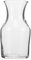 MUCKLILY mini jarra de vino jarra de bebidas de vidrio jarra de vino de cristal mini decantador copa de vino individual copa de vino personal decantador de vino pequeño Transparente
