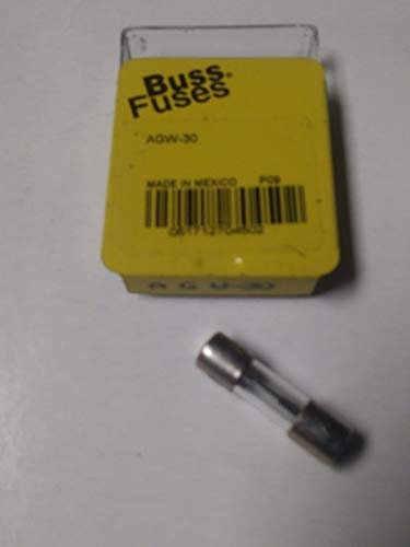 Bussmann AGW-30 AGW Kfz-Glassicherung, 30 A, 5 Stück
