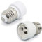 Energmix 2384-10x 10x Adapter Konverter E27 auf GU10 Lampensockel 10er Set