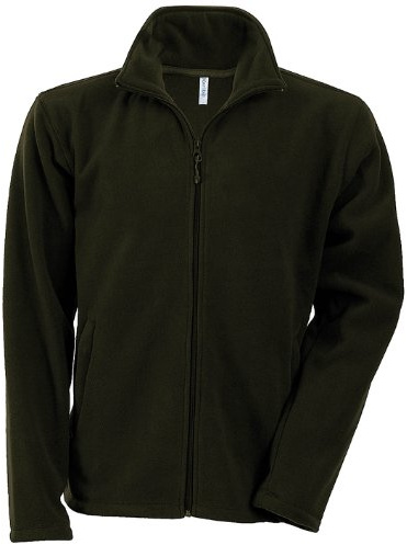Kariban Mens Falco Full Zip Anti Pill Fleece Jacket (L) (Olive)