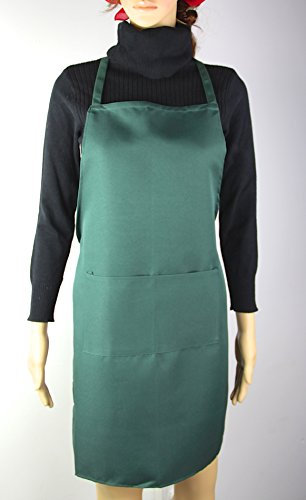 RayLineDo Schürze mit zwei Taschen, Unisex, einfarbig, ideal für Kellner*innen und Köche, Köchinnen