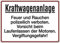 LEMAX® Hinweisschild, Kraftwagenanlage Rauchen verboten, 250 x 350 mm Alu geprägt 0 350x250mm