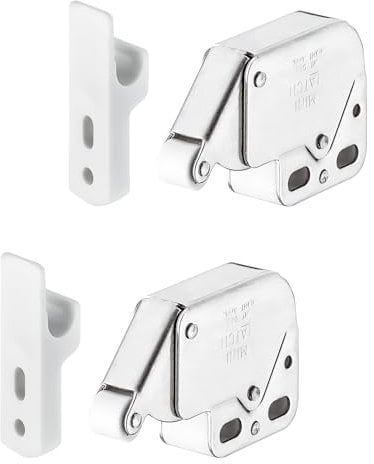 Häfele, confezione da 2 mini chiavistelli automatici con chiusura a molla