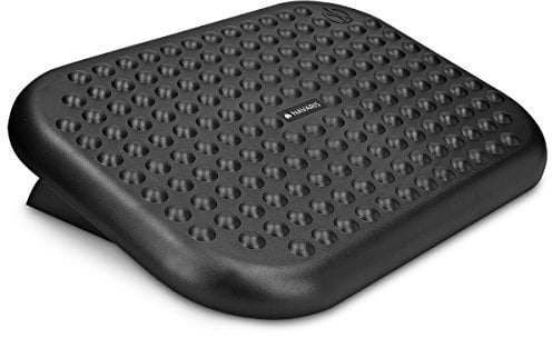 Navaris Repose-Pieds de Bureau - Repose Pieds Ergonomique - Appui Pied à Picots avec Angle réglable pour Chaise siège Gaming Fauteuil canapé
