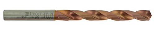 Timoly 11454140400 HSS Premium Furius mit Gewehr, geschliffen, zylindrisch, kurz, Kreuzspitze, Ø 4 mm Koffer