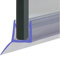 Shower Seal for Screens, Doors or Panels | Fits 10mm Glass | 15mm Long with 45° Deflector | 90cm, 140cm or 2m Long | Horizontal or Vertical | FIN006 (90cm)