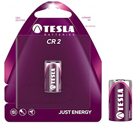 Tesla Batteries CR2 – Pile (920 mAh) Bleu