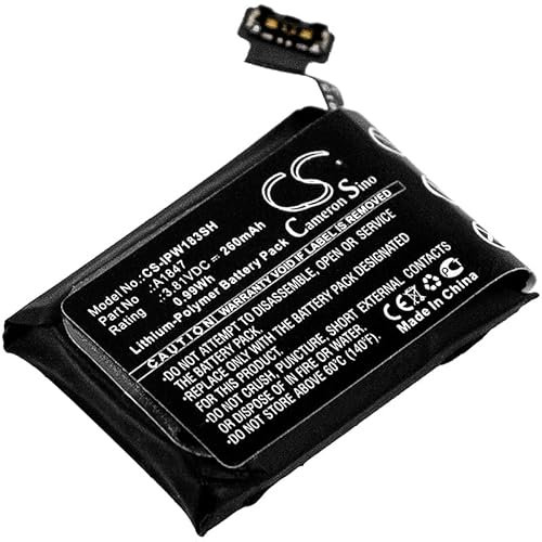 Battery Replacement Compatible for Apple A1860, Watch Series 3 38mm, Watch Series 3 GPS 38mm,
