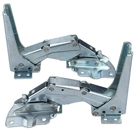 DL-pro Juego de bisagras de puerta superior e inferior para AEG Electrolux 2211202045 + 2211201047 Bisagra Hettich para frigorífico Santo congelador