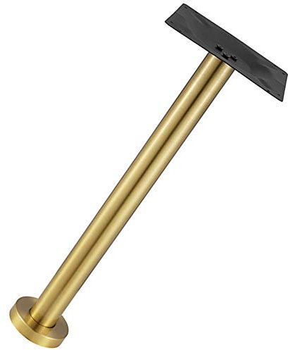 GDHY Pieds De Table en Métal Pattes De Meubles Acier Inoxydable Pieds De Table Basse Hauteur 700mm Pied De Bar d'or Pieds De Support pour La Maison