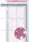 wometo Faden-Vorhang Glitzer-Vorhang oekoTex 90x245 - pink-Silber glänzender Deko Schal transparent halbtransparent Weihnachten (pink-Silber)