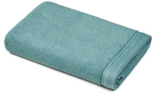 Sowel® Premium Badetuch 70x140 cm, Handtuch aus 100% Bio-Baumwolle, Hergestellt in Portugal, Celadon