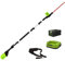 Tagliasiepi telescopico Greenworks 80V 51CM con batteria da 2 Ah e caricabatterie, 400 W, motore brushless 3000 SPM, altezza di lavoro 2,2 m, testina regolabile, con cintura