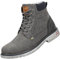 Mishansha Stivali da Neve Uomo Inverno Adulto Outdoor Antiscivolo Pelliccia Foderata Impermeabili Scarponi da Trekking, Grigio 46