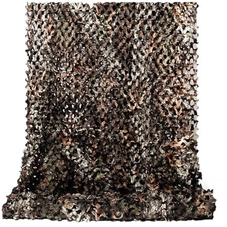 LOOGU Tarnnetz für Sichtschutz Sonnenschutz Dekoration Waldoptik Camouflage Camouflage Netz für Haus Garten Camping Jagd