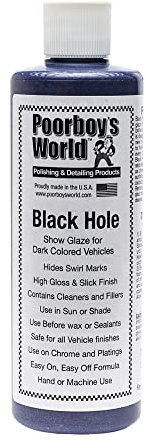 Poorboy’s World Black Hole Show Glaze For Dark Coloured Cars, Boosting Shine, Gloss and Slickness.