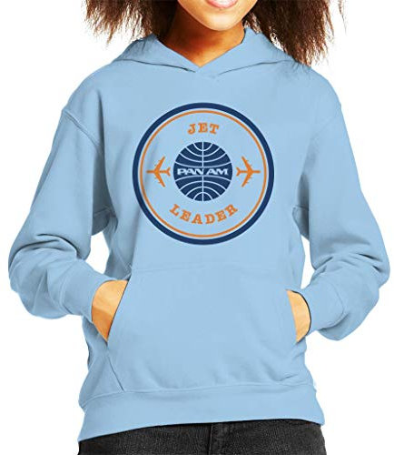 All+Every Pan Am Jet Leader Kid's Hooded Sweatshirt Sky Blue